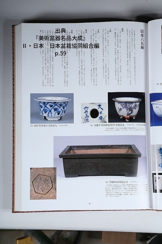出典 『美術盆器名品大成』 II・日本 日本盆栽協同組合編 p.59