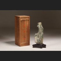 下仁田菊花石  銘「華美」