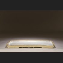 広東白交趾外縁隅入長方水盤