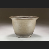 一陽作 蕎麦釉外縁丸