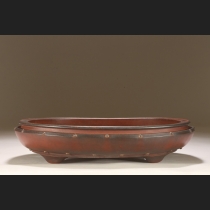 朱泥袋式鋲打楕円